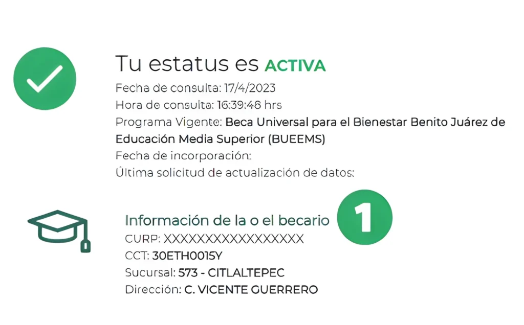 Buscador de Estatus Becas Benito Juárez 2025 (Actualizado)