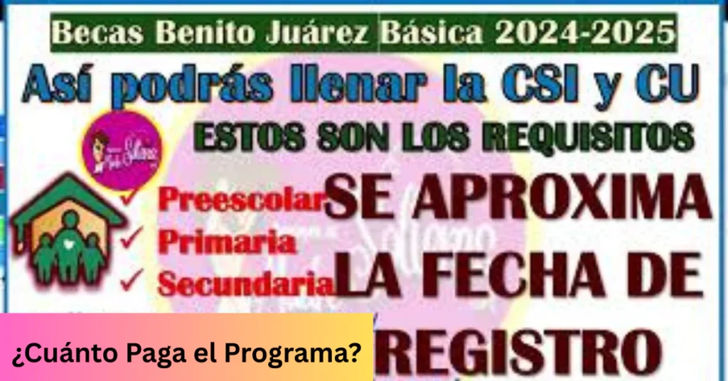 ¿Cuánto Paga el Programa?