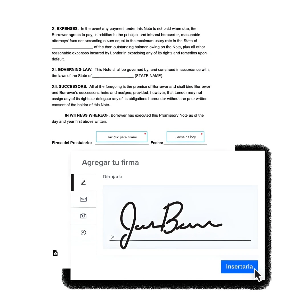 Firmas electrónicas en las solicitudes de licencia conducir
